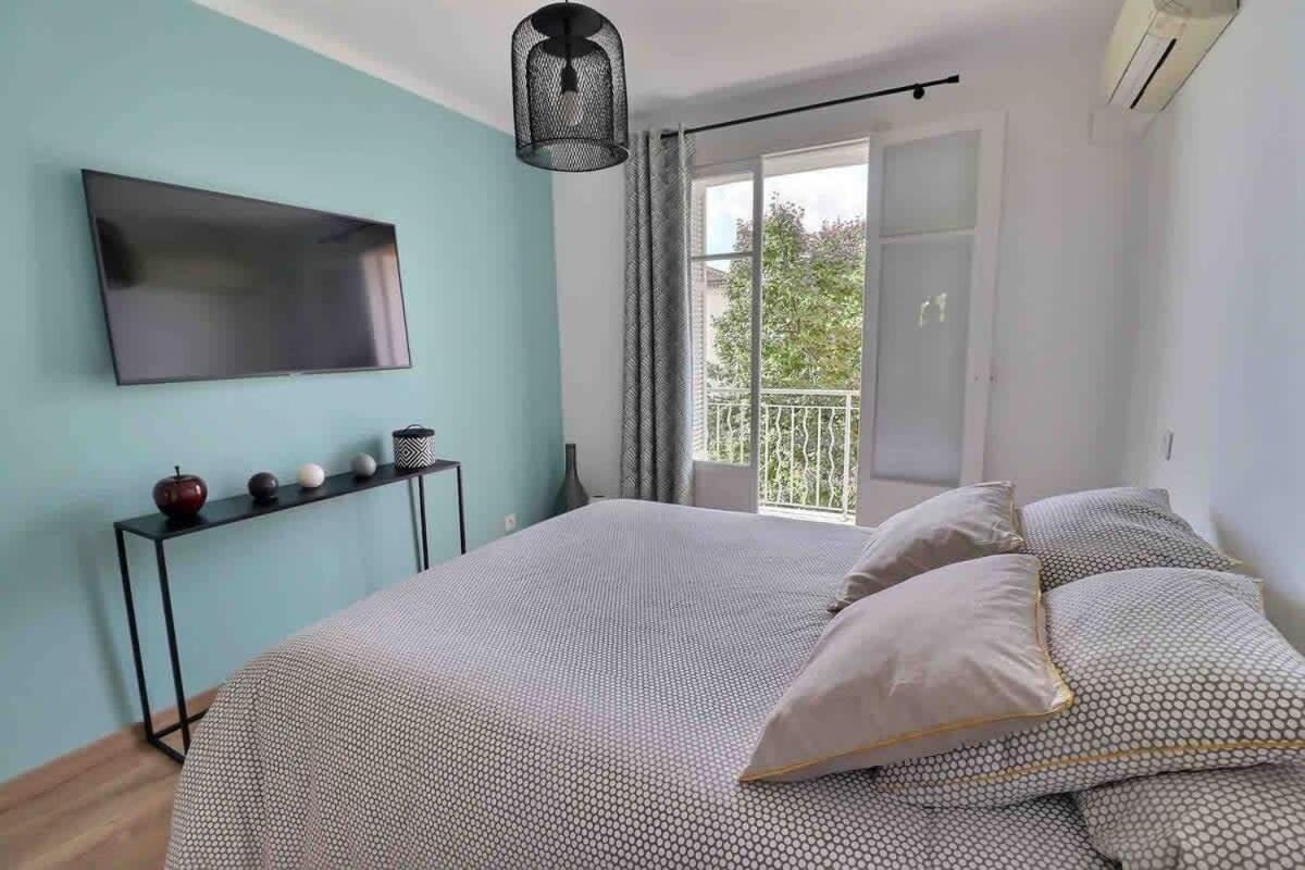 Charmant T2 Avec Balcon - Parking, Ac, Wifi Ajaccio  Bagian luar foto